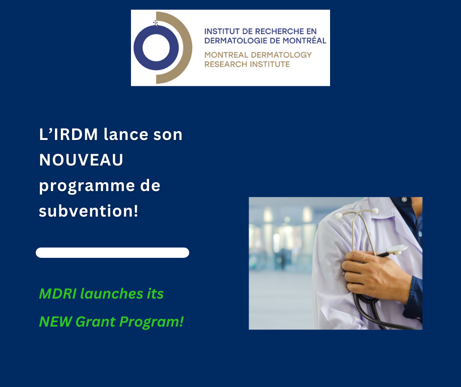 MDRI's new Research Grant Program!